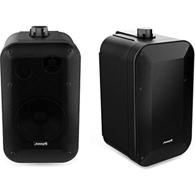 Audibax Orion 5 Black Altavoces Pasivos de Estantería HiFi Pareja de Altavoces Estereo de 2 Vías Potencia Continua de 30W Soporte de Pared Incluido Altavoces con Woofer de 5,25 Audibax Orion 5 Black Altavoces Pasivos de Estantería HiFi Pareja de Altavoces Estereo de 2 Vías Potencia Continua de 30W Soporte de Pared Incluido Altavoces con Woofer de 5,25
