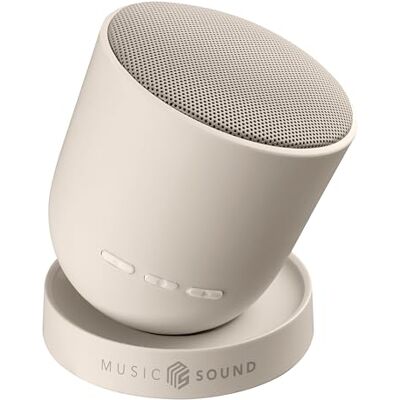 Music Sound Altavoz Bluetooth Twist con Estructura orientable a 360°, 5 W de Potencia, hasta 10 Horas de autonomía y tecnología True Wireless para Efecto estéreo Music Sound Altavoz Bluetooth Twist con Estructura orientable a 360°, 5 W de Potencia, hasta 10 Horas de autonomía y tecnología True Wireless para Efecto estéreo