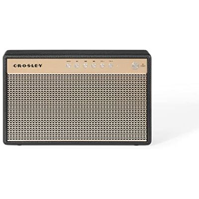 Crosley Montero Altavoz Bluetooth retro Altavoz Bluetooth portátil inalámbrico, batería recargable, 20 W para el hogar, altavoz al aire libre, reproducción de música de 8 horas, micrófono, entrada Crosley Montero Altavoz Bluetooth retro Altavoz Bluetooth portátil inalámbrico, batería recargable, 20 W para el hogar, altavoz al aire libre, reproducción de música de 8 horas, micrófono, entrada