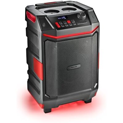 NGS Wild Bash Altavoz Premium Portátil 300W Bluetooth/USB/AUX, Luces LED, Batería Recargable y Extraíble, Resistente al Agua IPX6, Karaoke y Función Broadcast NGS Wild Bash Altavoz Premium Portátil 300W Bluetooth/USB/AUX, Luces LED, Batería Recargable y Extraíble, Resistente al Agua IPX6, Karaoke y Función Broadcast