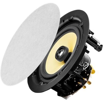 OSD Audio OSD Par de Altavoces de Techo de 8 Pulgadas de 120 W, Rejilla magnética sin Bordes, Tweeter Giratorio, Rejilla pintable OSD Audio OSD Par de Altavoces de Techo de 8 Pulgadas de 120 W, Rejilla magnética sin Bordes, Tweeter Giratorio, Rejilla pintable
