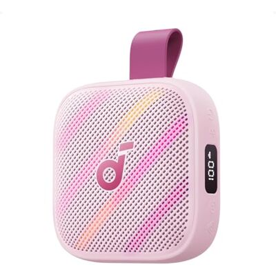 Soundcore Boom Go 3i de Anker, Altavoz Portátil 15 W, 24 H, IP68 BassUp 2.0, batería externa de emergencia, Bluetooth 6.0 y resistente al agua, Rosa Soundcore Boom Go 3i de Anker, Altavoz Portátil 15 W, 24 H, IP68 BassUp 2.0, batería externa de emergencia, Bluetooth 6.0 y resistente al agua, Rosa