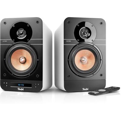 Teufel Ultima 25 Active Pareja de Altavoces Activos con Receptor AV Integrado: compatibles con el televisor (White) Teufel Ultima 25 Active Pareja de Altavoces Activos con Receptor AV Integrado: compatibles con el televisor (White)