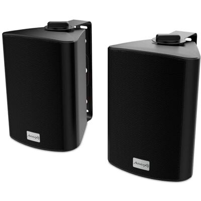 Audibax PR-52 BT Black – Altavoces de Pared – Compatible con Bluetooth Pareja de Altavoces Estereo de 2 Vías – Altavoces con Woofer de 5” – Sonido Envolvente Audibax PR-52 BT Black – Altavoces de Pared – Compatible con Bluetooth Pareja de Altavoces Estereo de 2 Vías – Altavoces con Woofer de 5” – Sonido Envolvente