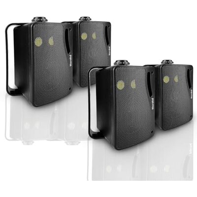 Herdio Altavoces pasivos de 3.5 Pulgadas para Exteriores, con Cable, Impermeables, para Montaje en Pared, con Sonido Superior de 400 W, Durabilidad para Todo Tipo de Clima, para el hogar, Patio Herdio Altavoces pasivos de 3.5 Pulgadas para Exteriores, con Cable, Impermeables, para Montaje en Pared, con Sonido Superior de 400 W, Durabilidad para Todo Tipo de Clima, para el hogar, Patio