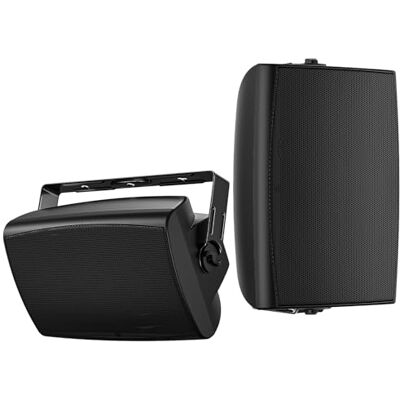 Herdio Altavoces Bluetooth de 6.5 pulgadas para interiores y exteriores, impermeables, con cable, 400 vatios con graves potentes, altavoces de montaje en pared de 2 vías, durabilidad para todo tipo de Herdio Altavoces Bluetooth de 6.5 pulgadas para interiores y exteriores, impermeables, con cable, 400 vatios con graves potentes, altavoces de montaje en pared de 2 vías, durabilidad para todo tipo de
