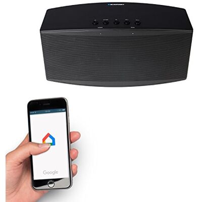 Blaupunkt Altavoz de diseño MR 100 Altavoz inalámbrico Multiroom con transmisión inalámbrica Función Aux In y Bluetooth Sistema Compacto con Altavoces estéreo RMS de 30 W Blaupunkt Altavoz de diseño MR 100 Altavoz inalámbrico Multiroom con transmisión inalámbrica Función Aux In y Bluetooth Sistema Compacto con Altavoces estéreo RMS de 30 W