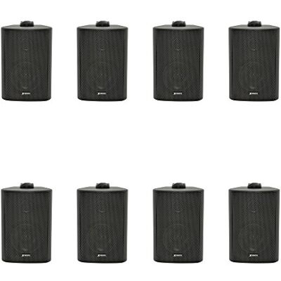 Adastra 8x fondo altavoz negro 100V 60W sistema PA Adastra 8x fondo altavoz negro 100V 60W sistema PA