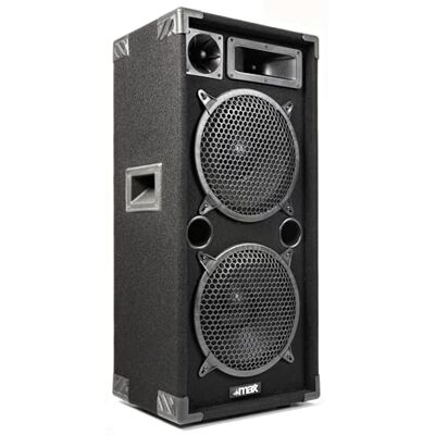 MAX 210 Altavoz pasivo PA 10" 1000W para Bares y Locales Color Negro MAX 210 Altavoz pasivo PA 10" 1000W para Bares y Locales Color Negro