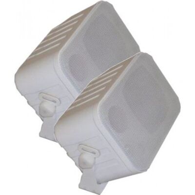 Dynavox Mini Caja de 3 vías, con Soporte, Blanco, 60 W Dynavox Mini Caja de 3 vías, con Soporte, Blanco, 60 W