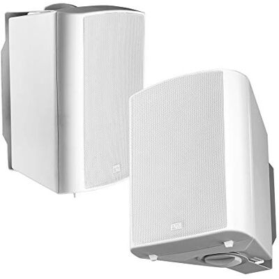 OSD Audio OSD AP520 Par de Altavoces de Patio para Exteriores de 5.25 Pulgadas, 70 V, grifos de 30 W, 16 W, 8 W, 4 W, a Prueba de Intemperie, clasificación IP54, Color Blanco OSD Audio OSD AP520 Par de Altavoces de Patio para Exteriores de 5.25 Pulgadas, 70 V, grifos de 30 W, 16 W, 8 W, 4 W, a Prueba de Intemperie, clasificación IP54, Color Blanco