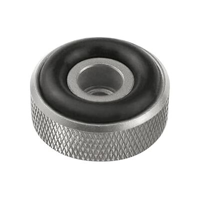 Dynavox Patas para Dispositivos con moleteado Mini de Aluminio, para Equipos de Alta fidelidad como Altavoces, amplificadores y Tocadiscos, en Color Plata, Juego de 4 Dynavox Patas para Dispositivos con moleteado Mini de Aluminio, para Equipos de Alta fidelidad como Altavoces, amplificadores y Tocadiscos, en Color Plata, Juego de 4