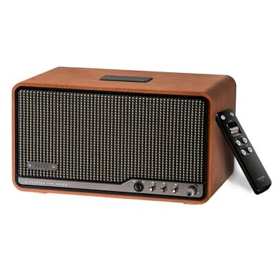 Edifier S300 Altavoces de Escritorio Retro 80W RMS,Marrón Edifier S300 Altavoces de Escritorio Retro 80W RMS,Marrón