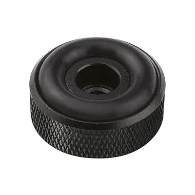 Dynavox Patas para Dispositivos con moleteado Mini de Aluminio, para Equipos de Alta fidelidad como Altavoces, amplificadores y Tocadiscos, anodizadas en Negro, Juego de 4 Dynavox Patas para Dispositivos con moleteado Mini de Aluminio, para Equipos de Alta fidelidad como Altavoces, amplificadores y Tocadiscos, anodizadas en Negro, Juego de 4