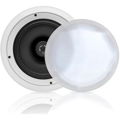 Pyle altavoces, Pared, Techo, 2 vias, 8”, 250W, Woofer de 1”, 50Hz-20kHz Pyle altavoces, Pared, Techo, 2 vias, 8”, 250W, Woofer de 1”, 50Hz-20kHz
