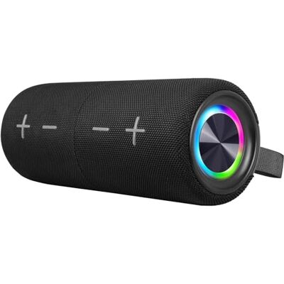Trevi Altavoz inalámbrico portátil 2 x 15 W estéreo con woofer pasivos, IPX5 Impermeable, Reproductor MP3 Micro SD, AUX-IN, Disco Ligero y Altavoces separables, Negro Trevi Altavoz inalámbrico portátil 2 x 15 W estéreo con woofer pasivos, IPX5 Impermeable, Reproductor MP3 Micro SD, AUX-IN, Disco Ligero y Altavoces separables, Negro
