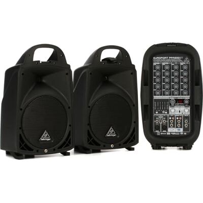 Behringer EUROPORT Sistema pa 500w 6 canales ultracompacto Behringer EUROPORT Sistema pa 500w 6 canales ultracompacto