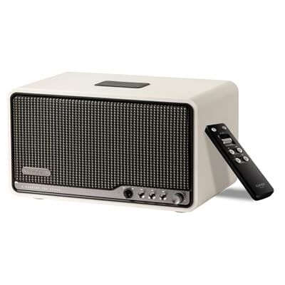 Edifier S300 Altavoces de Escritorio Retro 80W RMS, Marfil Edifier S300 Altavoces de Escritorio Retro 80W RMS, Marfil