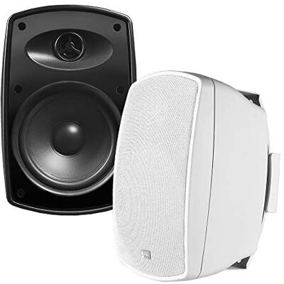 OSD Audio OSD AP525 Par de Altavoces para Patio al Aire Libre de 5.25 Pulgadas, 150 W, IP54 Resistente a la Intemperie, Soporte de Movimiento Completo, Color Blanco OSD Audio OSD AP525 Par de Altavoces para Patio al Aire Libre de 5.25 Pulgadas, 150 W, IP54 Resistente a la Intemperie, Soporte de Movimiento Completo, Color Blanco
