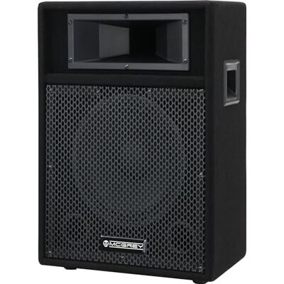 McGrey PA-110 Caja de Altavoz PA Pasiva 200 Vatios, Caja Trapezoidal McGrey PA-110 Caja de Altavoz PA Pasiva 200 Vatios, Caja Trapezoidal