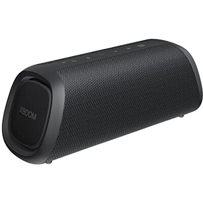 LG XBOOM Go, Altavoz Inalámbrico, Bluetooth, Sonido Sound Boost, Resistente al Agua IP67, Autonomía 18h, Color de Luces LED Variable, Amplia Conectividad, 20 W, Color Negro, XG5QBK LG XBOOM Go, Altavoz Inalámbrico, Bluetooth, Sonido Sound Boost, Resistente al Agua IP67, Autonomía 18h, Color de Luces LED Variable, Amplia Conectividad, 20 W, Color Negro, XG5QBK