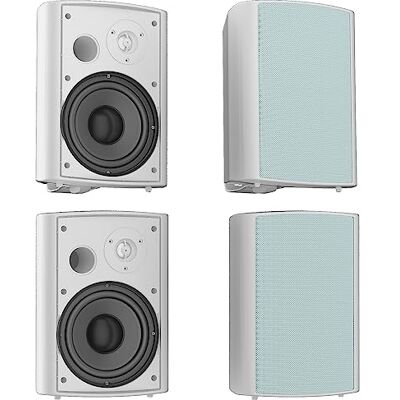 Herdio 6,5 Pulgadas Altavoces para el Exterior 800W Altavoces Impermeables Interiores Exterior Muy Adecuado para el jardín, Patio, terraza, Comedor Usuario Altavoz Exterior (4 Blanco) Herdio 6,5 Pulgadas Altavoces para el Exterior 800W Altavoces Impermeables Interiores Exterior Muy Adecuado para el jardín, Patio, terraza, Comedor Usuario Altavoz Exterior (4 Blanco)