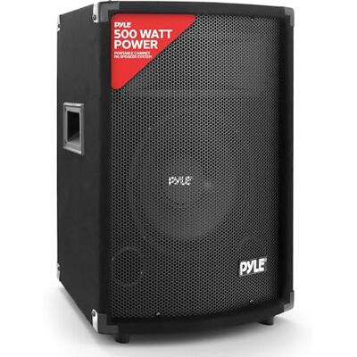 Pyle Pro Altavoz, Portátil, para gabinete, 500V, Estéreo, Woofer de 25 cm, Tweeters duales, Bocina Media de 4×25 cm, Bobina de kapton de 4 cm Pyle Pro Altavoz, Portátil, para gabinete, 500V, Estéreo, Woofer de 25 cm, Tweeters duales, Bocina Media de 4×25 cm, Bobina de kapton de 4 cm