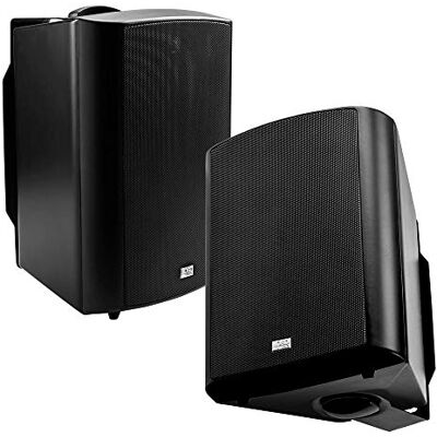 OSD Audio OSD Par de Altavoces para Patio al Aire Libre de 6.5 Pulgadas, 150 W, 3 vías, IP54 Resistente a la Intemperie, Color Negro AP640 OSD Audio OSD Par de Altavoces para Patio al Aire Libre de 6.5 Pulgadas, 150 W, 3 vías, IP54 Resistente a la Intemperie, Color Negro AP640