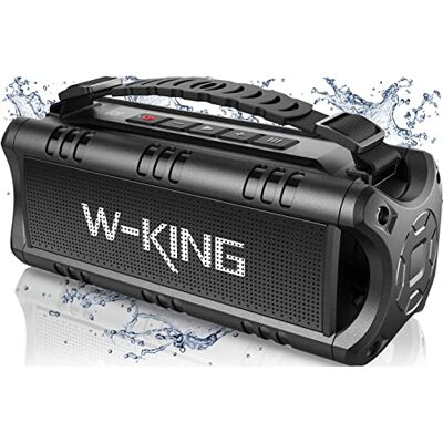 W-KING Altavoz Bluetooth Potente, 60W Peak 30W RMS IPX6 Speaker Portatil W-KING Altavoz Bluetooth Potente, 60W Peak 30W RMS IPX6 Speaker Portatil