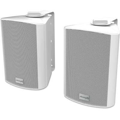 Audibax PR-52 BT White – Altavoces de Pared – Compatible con Bluetooth Pareja de Altavoces Estereo de 2 Vías – Altavoces con Woofer de 5” – Sonido Envolvente Audibax PR-52 BT White – Altavoces de Pared – Compatible con Bluetooth Pareja de Altavoces Estereo de 2 Vías – Altavoces con Woofer de 5” – Sonido Envolvente