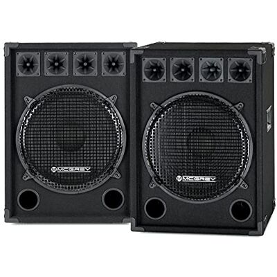 McGrey DJ-1522 Pareja de Altavoces para DJ o Sala de Fiesta 2 x 800W McGrey DJ-1522 Pareja de Altavoces para DJ o Sala de Fiesta 2 x 800W