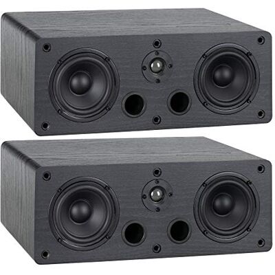 McGrey CS-440 BK 2X 4, Altavoces HiFi con Estilo, Sistema de 2 vías McGrey CS-440 BK 2X 4, Altavoces HiFi con Estilo, Sistema de 2 vías