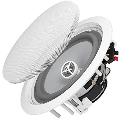 OSD Audio Parrillas pintables para Exteriores Resistentes al Agua de 8 Pulgadas y 150 W (Blanco, par) OSD Audio Parrillas pintables para Exteriores Resistentes al Agua de 8 Pulgadas y 150 W (Blanco, par)