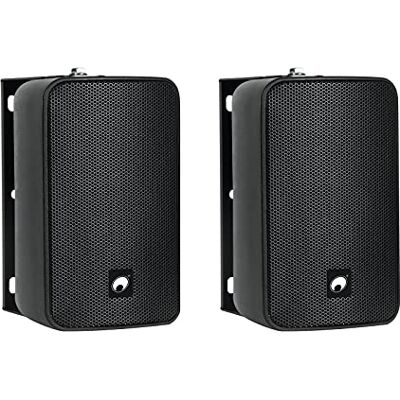 Omnitronic Sonstiger Altavoz de Pared (16 ohmios, 2 Unidades), Color Negro Omnitronic Sonstiger Altavoz de Pared (16 ohmios, 2 Unidades), Color Negro