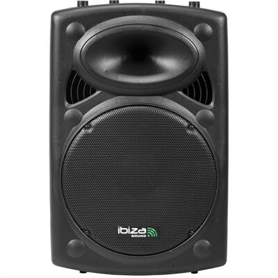 Ibiza SLK15A-TWS- Altavoz Activo Plug & Play de 38 cm/15», 800 W con Amplificador Integrado Bluetooth, USB, SD y AUX Función TWS Negro Ibiza SLK15A-TWS- Altavoz Activo Plug & Play de 38 cm/15», 800 W con Amplificador Integrado Bluetooth, USB, SD y AUX Función TWS Negro