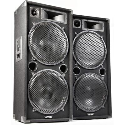 MAX 215 Altavoz pasivo PA 15" para DJ móviles Color Negro MAX 215 Altavoz pasivo PA 15" para DJ móviles Color Negro