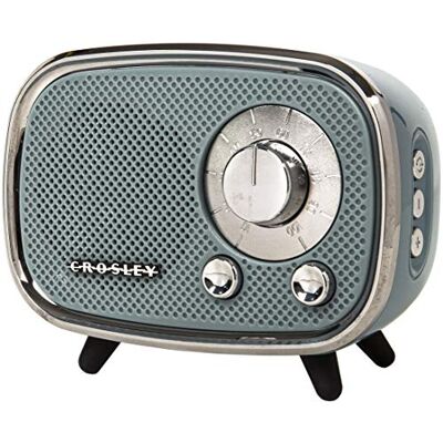 Crosley Rondo Altavoz Bluetooth Retro Altavoz Bluetooth portátil inalámbrico, batería Recargable, 3 W para el hogar, Altavoz al Aire Libre, reproducción de música de 27 Horas, micrófono, Llamadas Crosley Rondo Altavoz Bluetooth Retro Altavoz Bluetooth portátil inalámbrico, batería Recargable, 3 W para el hogar, Altavoz al Aire Libre, reproducción de música de 27 Horas, micrófono, Llamadas