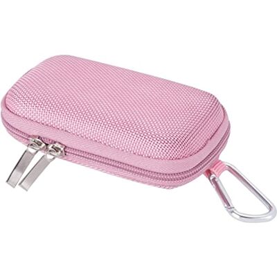 AGPTEK Duradera Cubierta Estuche para Organizar 1.8" MP3 Reproductor Rosa y Auriculares, Soporte con mosquetón de Metal (Viene con Solo un Estuche) AGPTEK Duradera Cubierta Estuche para Organizar 1.8" MP3 Reproductor Rosa y Auriculares, Soporte con mosquetón de Metal (Viene con Solo un Estuche)