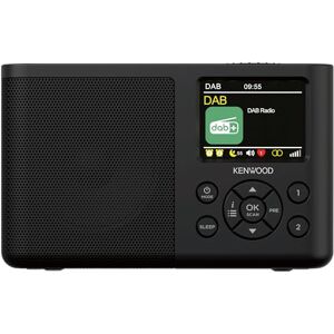 Kenwood Radio portátil Dab+ con Bluetooth, batería de Iones de Litio integrada y Pantalla a Color de 6,1 cm, Puerto de Carga USB-C, Salida de Auriculares (estéreo), Color Negro Kenwood Radio portátil Dab+ con Bluetooth, batería de Iones de Litio integrada y Pantalla a Color de 6,1 cm, Puerto de Carga USB-C, Salida de Auriculares (estéreo), Color Negro