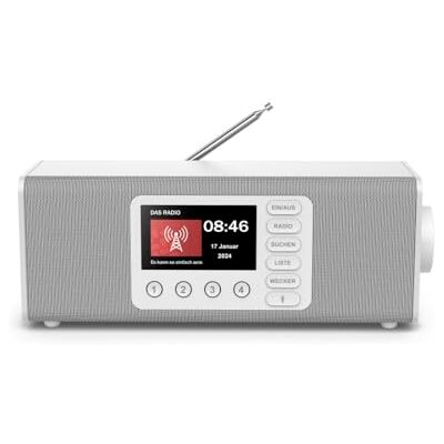 Hama Radio Digital , FM/Dab/Dab+/Bluetooth RX, Radio Despertador, estéreo, Blanco Hama Radio Digital , FM/Dab/Dab+/Bluetooth RX, Radio Despertador, estéreo, Blanco