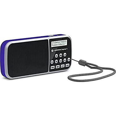 TechniSat AQINOVA Digital 1 Radio Portátil Dab+/FM (Pantalla LCD, Memoria de Favoritos, Teclas de selección Directa, Conector para Auriculares, USB, AUX-in, Linterna LED, batería reemplazable, 1 W, pequeña TechniSat AQINOVA Digital 1 Radio Portátil Dab+/FM (Pantalla LCD, Memoria de Favoritos, Teclas de selección Directa, Conector para Auriculares, USB, AUX-in, Linterna LED, batería reemplazable, 1 W, pequeña