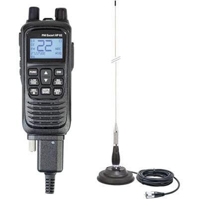 PNI Escort Kit de estación de Radio CB portátil HP 82, multiestándar, 4 W, 12 V, Am-FM con Antena ML100 CB con imán PNI Escort Kit de estación de Radio CB portátil HP 82, multiestándar, 4 W, 12 V, Am-FM con Antena ML100 CB con imán