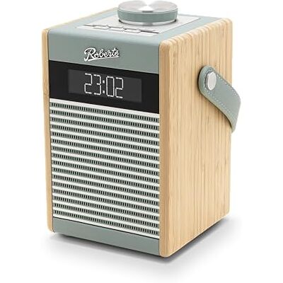 Roberts Rambler Midi Radio Despertador Retro portátil Dab+/FM/Bluetooth, Color Azul Cielo Roberts Rambler Midi Radio Despertador Retro portátil Dab+/FM/Bluetooth, Color Azul Cielo