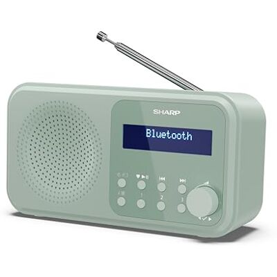 Sharp DR-P420(PK) Tokyo Dab+, Dab and FM Portable Digital Radio with RDS, BT 5.0, USB or Batteries, Mini Jack, Telescopic Antenna, Auto Search, 20+20 Memories, Time and Date Auto, Alarm, Pink Sharp DR-P420(PK) Tokyo Dab+, Dab and FM Portable Digital Radio with RDS, BT 5.0, USB or Batteries, Mini Jack, Telescopic Antenna, Auto Search, 20+20 Memories, Time and Date Auto, Alarm, Pink