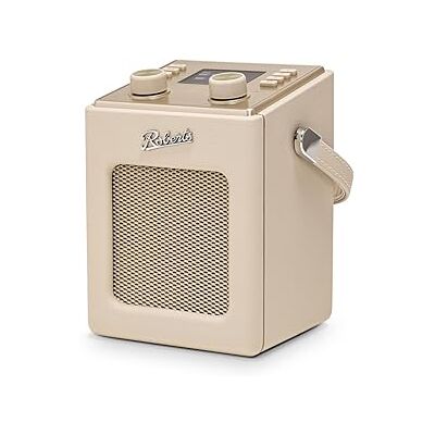 Roberts Revival Mini 2 Dab+/FM/Bluetooth Portátil Radio Despertador, Pastel Crema Roberts Revival Mini 2 Dab+/FM/Bluetooth Portátil Radio Despertador, Pastel Crema