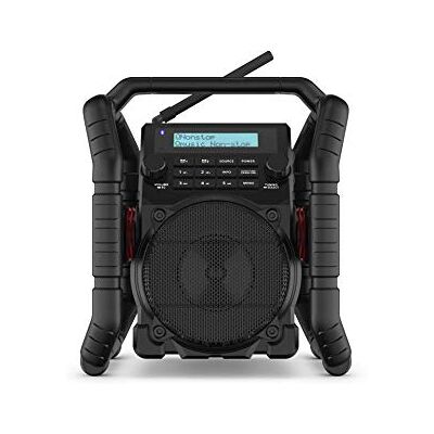 PerfectPro UBOX500R Radio para Obras Dab+, FM Bluetooth®, AUX, USB, función de Carga de batería FM, a Prueba de Golpes PerfectPro UBOX500R Radio para Obras Dab+, FM Bluetooth®, AUX, USB, función de Carga de batería FM, a Prueba de Golpes