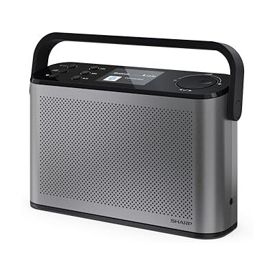 Sharp DR-P540(GY) Portable Digital Radio Osaka, Dab+, Dab and FM with RDS, Bluetooth 5.3, 2.4" Color Display, USB-C Power or Integrated Lithium Battery, Integrated Speaker, Headphone Connection. Sharp DR-P540(GY) Portable Digital Radio Osaka, Dab+, Dab and FM with RDS, Bluetooth 5.3, 2.4" Color Display, USB-C Power or Integrated Lithium Battery, Integrated Speaker, Headphone Connection.