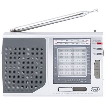 Trevi MB 728 Portátil Analógica Plata Radio (Portátil, Analógica, Am, FM, SO, 87,5-108 MHz, 520-1620 kHz, 8,55-22,3 kHz) Trevi MB 728 Portátil Analógica Plata Radio (Portátil, Analógica, Am, FM, SO, 87,5-108 MHz, 520-1620 kHz, 8,55-22,3 kHz)