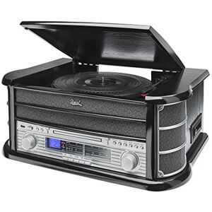 Dual 37714 NR 4-1 Aparato Compacto nostálgico, Color Negro Dual 37714 NR 4-1 Aparato Compacto nostálgico, Color Negro