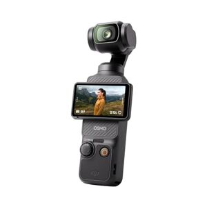 DJI Osmo Pocket 3, cámara con CMOS 1'' y vídeo 4K/120 fps, estabilización en 3 ejes, enfoque rápido, seguimiento de caras/objetivos, pantalla táctil giratoria de 2", cámara de vídeo pequeña YouTube